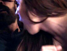 College Cutie Vanna Barden's Step-Dad JIZZ on Her Face - Facial Blowjob