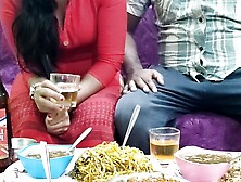 The mistress made special food for the sahib and while eating food she kissed the pussy -  Hindi with sexy voice