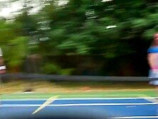Selena Ivy is pussy destroyed by hung dude while playing pickleball