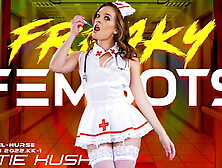Naughty Fembot Nurse Katie Kush Makes You Feel Better with Her Holes Free Full Scene