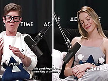 We Had to Look Deadpan While Slipping Over Oil!