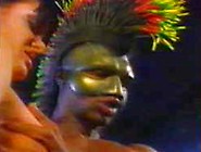 2 nurses deep throat,  anal,  masked big black guy