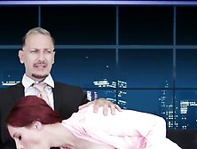 Insatiable News Anchors Athena Heart And Kelly Caprice Exposed In Graphic Lewd Encounter With A Hungry Colleague