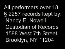 Master sticks a huge black toy in her tight pierced pussy