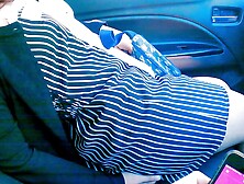 I Control Her Pussy in Public - She Moans and Is Embarassed