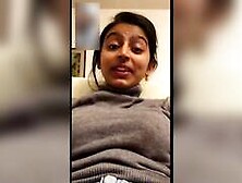 Sneh jyoti NRI in Red Bra Showing her big boobs