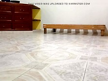 Obese neighbour cleaning in the fresh apartment (part 1)