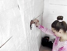 aperture in the wall, I take his knob. shir misswicky