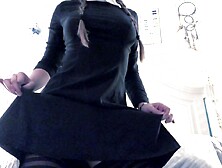 Dani Daniels. com - Halloween Wednesday Adams Masturbation