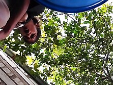 beautiful Colombian enjoys masturbating in the bathroom to the fullest while her family is at home