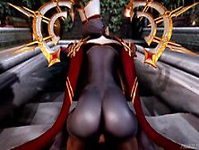 (Pov) This Dark Elf Priestess Will Please You With Her Perfect Ass From An Isekai Hentai