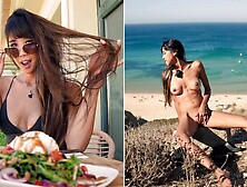 100% Beach Club Public Outdoor Masturbate Risky Nudity