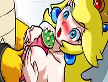 Princess Peach Titty Fucked (Sexy Princess,  Big Tits)