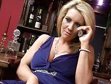 Busty Stepmom Is Always On Her Phone - Alyson Mckenzie And Paul Chaplin