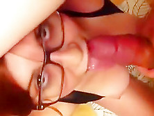 Handcuffed Amber Gets Face Fucked