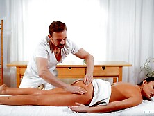 Massage Sins featuring Katy Rose's big ass sex