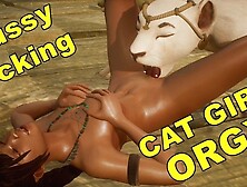 Furry Lezbian ORGY with Cat Sluts and Harem Skanks - scene from Tribute to the Fertility King - Seaso