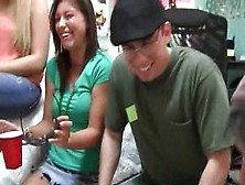 College students play sex games and have fun in dorm ro