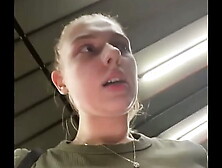 Squirting and masturbate in the gym