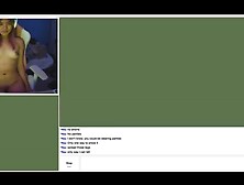 [Omegle] Asian plays points game and bates