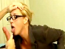 Busty Milf Handjob And Blowjob