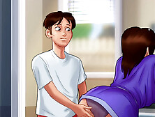 Miss enjoys some wild cartoon fun inside an animated fantasy