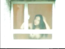 Lucky man filmed naked Asian babe through the window