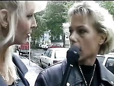 Breasty German mother I'd like to fuck Got Banged by Toy in Lesbo Session