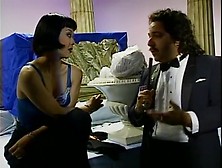 Exotic pornstar Annabel Chong in crazy gangbang,  brunette sex clip