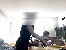 Asian Massage Lady Is Taking Care Of The Client's Back And His Cock