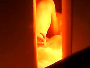 Through window Amateur couple making love