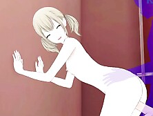 Kohane Azusawa and I have intense sex in the restroom.  - Project SEKAI Hentai