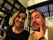 The camera crew picked up randy blonde amateur and she is up for some fun