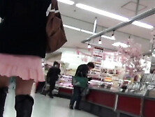 Asian spied on in shop