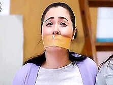 2 Turkish Chicks Tape Gagged