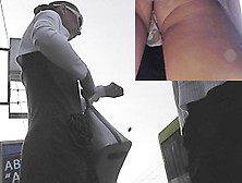 Enticing Outdoor Upskirt Movie Scene Video