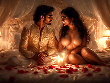 DESI COUPLES EXTREME ROMANCE TEMPTED HIM TO CUM INSIDE HER PUSSY