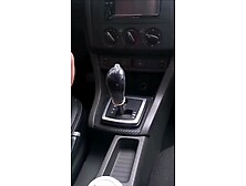 I got stuck in traffic and had no choice but to shift gears.