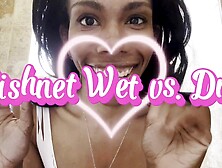 See Through Sheer Dress in Shower Try On Haul.