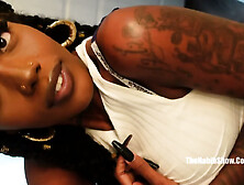 Braided Ebony Amazon Anal & Atm - Blu Magic