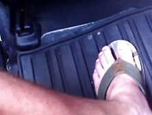 jerking off in backseat of car while my friends sister