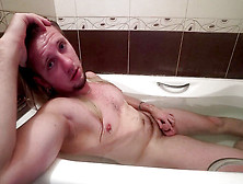 Jerkvlog #2 My Future Ph-Studio And Wank Off To Mila Fox In The Tub