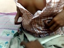 Indian College School Girl Pressing Boobs And Fucked Her