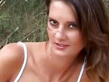 Sensual French Girl Outdoor DP Fucked