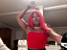 Str8rich banging hot red head Black teen in the butt at wild Halloween party in Atlanta