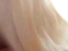 Chubby Blonde Sucks Cock