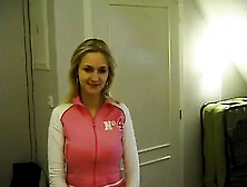 I'm Dana,  a Blonde Camgirl with a Shaved Pussy and Today I