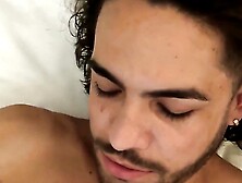 James Chester uses mouth to jerk off Dan Gutâs thick cock