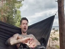 Juicy Masturbation On The Beach Inside A Hammock