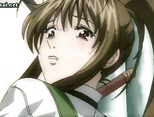 Shy hentai slut gets fingered